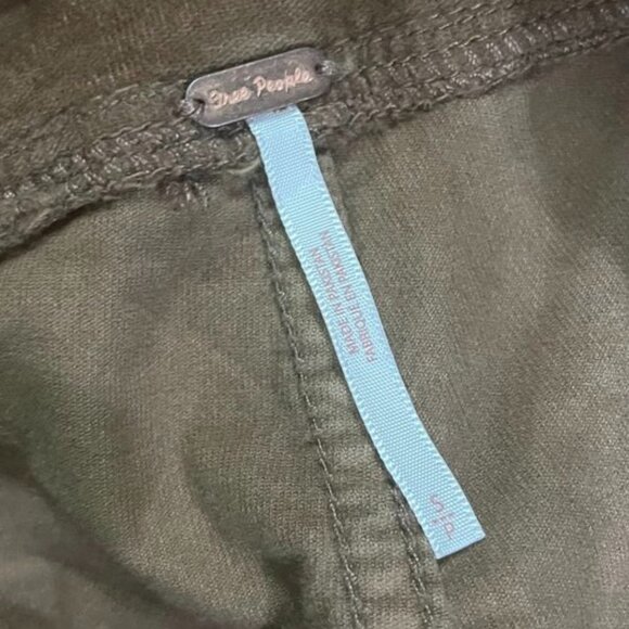 Free People Velvet Crop Slim Flare Pants Brown Size Small Holiday Party Pant - Picture 16 of 16